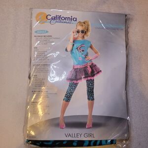 Valley Girl 80's Women's LG 10-12 Halloween Costume Party Cosplay New